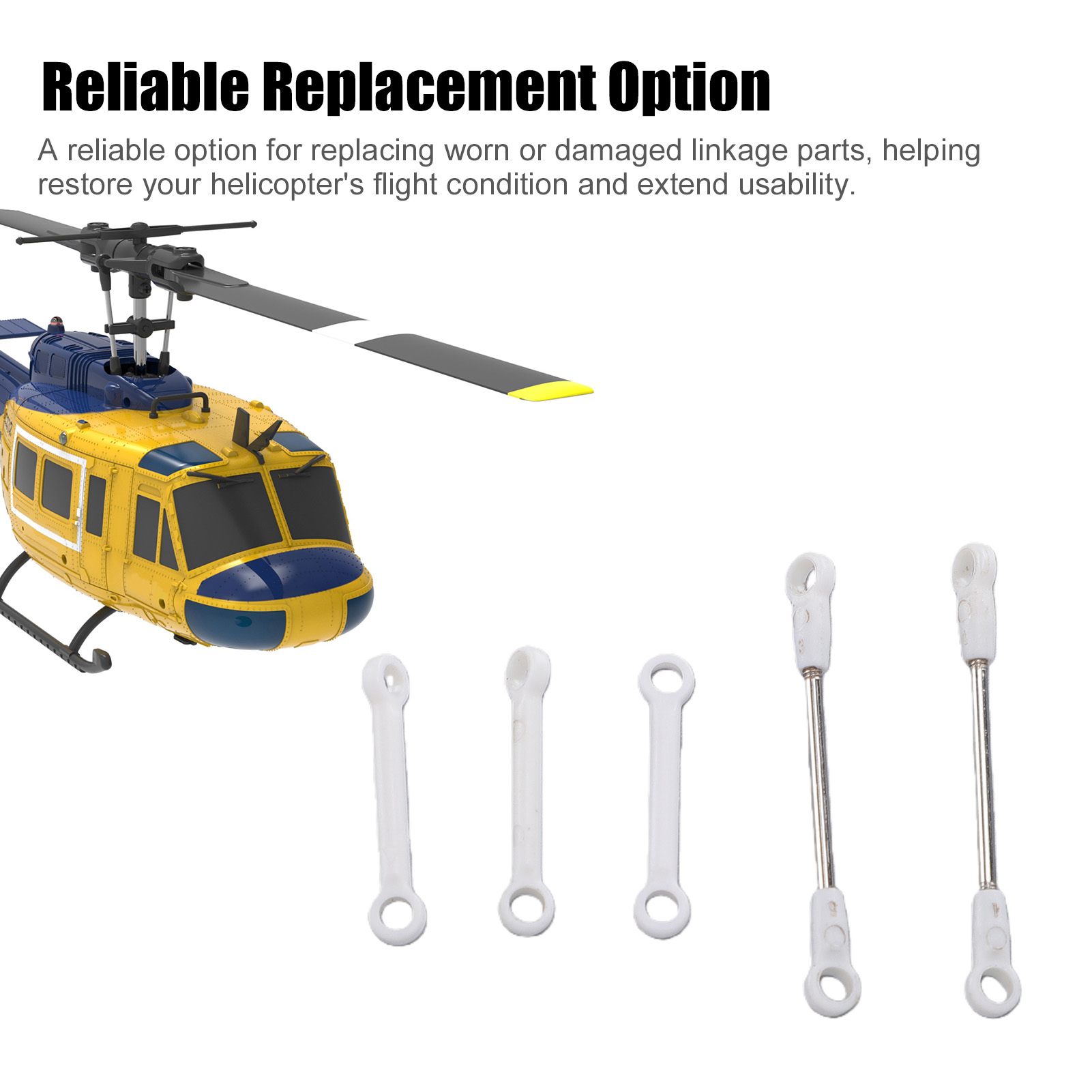 Rc Helicopter Coaxial - Penggantian Suku Cadang Grup Batang Penghubung