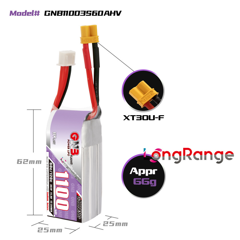 GNB Drone balap panjang, suku  - Rc Helicopter Battery ulasan dan harga